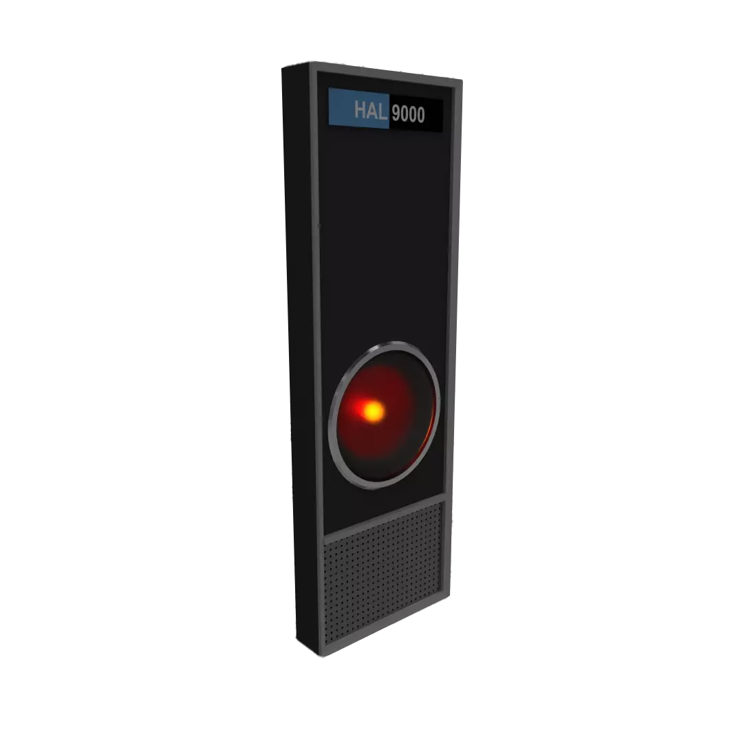 HAL 9000 from 2001: A Space Odyssey as the Machine Learning quickcard header image